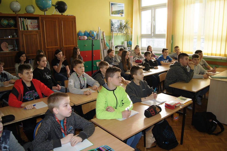 spotkanie z dziećmi ze Szkoły Podstawowej w Dragaczu 