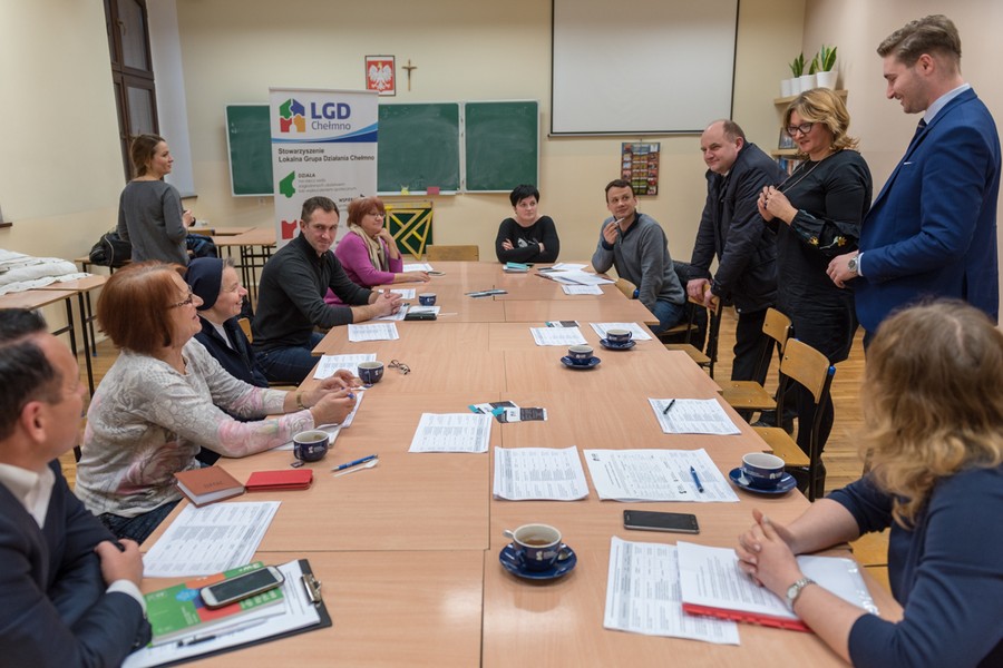 Spotkanie z przedstawicielami organizacji pozarządowych z powiatu chełmińskiego, fot. Łukasz Piecyk