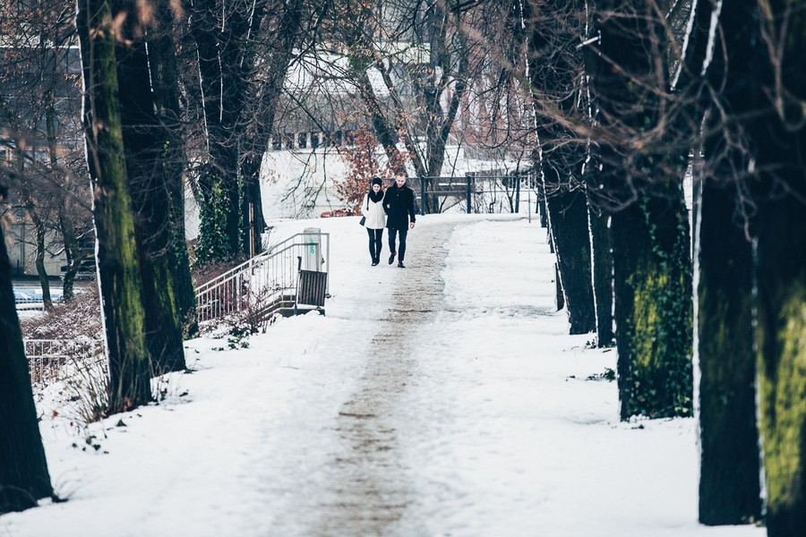 Bydgoszcz zimową porą, fot. Filip Kowalkowski