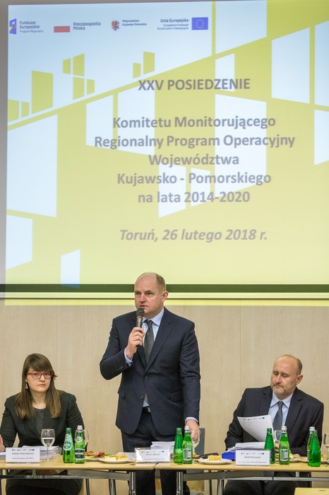 Posiedzenie Komitetu Monitorującego RPO, 26 lutego 2018; fot. Szymon Zdziebło/tarantoga.pl dla UMWKP