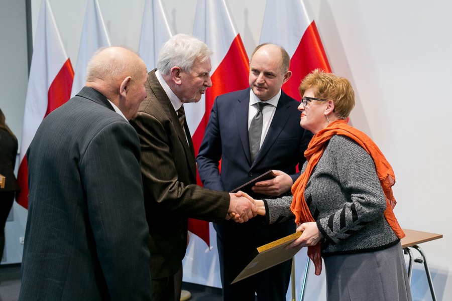 Uroczystość w Urzędzie Wojewódzkim w Bydgoszczy połączona z wręczeniem medali Unitas Durat, fot. Filip Kowalkowski