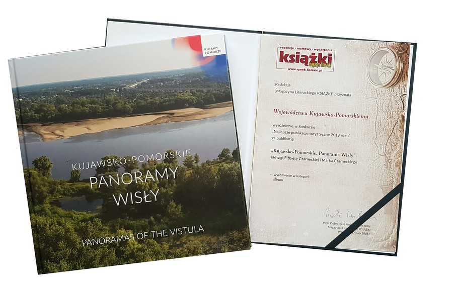 Wyróżnienie Magazynu Literackiego KSIĄŻKI za album „Kujawsko-Pomorskie Panoramy Wisły”
