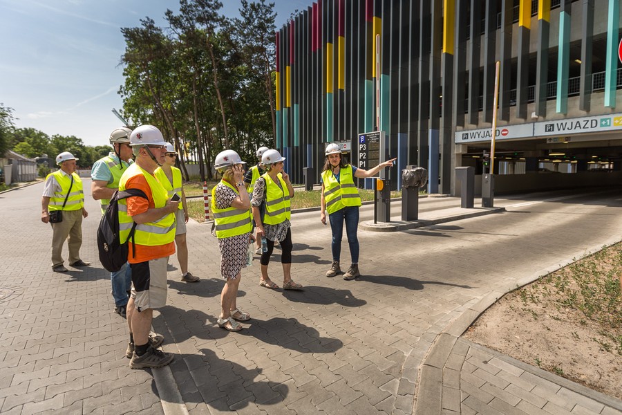 Dzień otwarty na budowie szpitala na Bielanach, 10 czerwca 2018, fot. Szymon Zdziebło/Tarantoga.pl