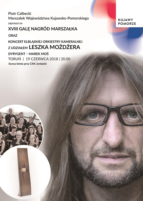 Plakat - Gala Nagród Marszałka i koncert Leszka Możdżera