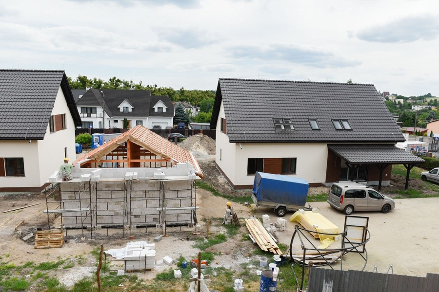 Budowa dwóch domów dla dzieci w Chełmnie, fot. Łukasz Piecyk
