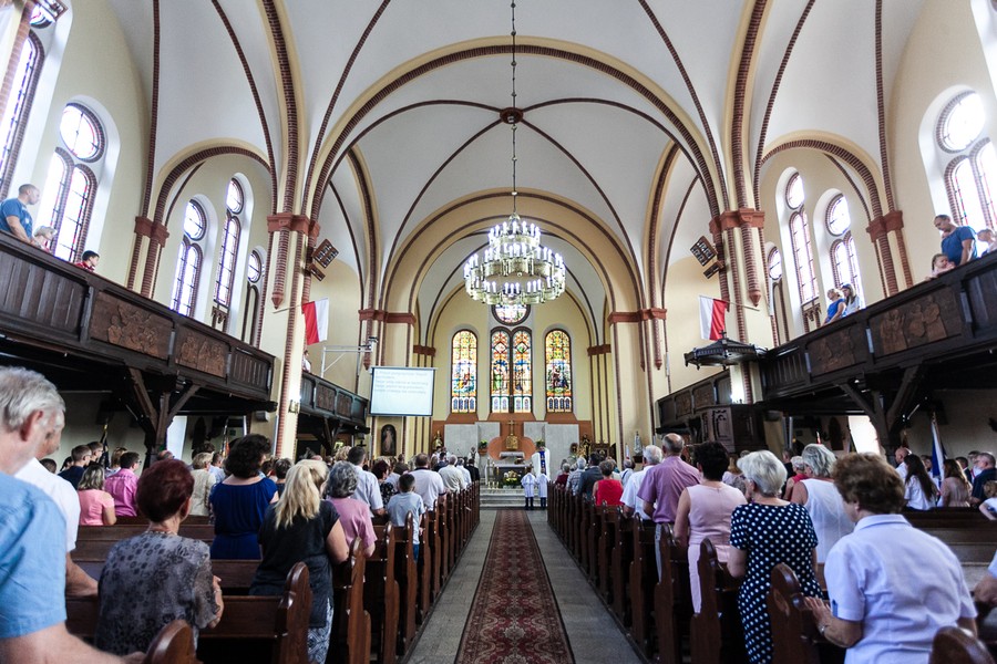 Uroczysta msza święta w Świeciu fot. Filip Kowalkowski
