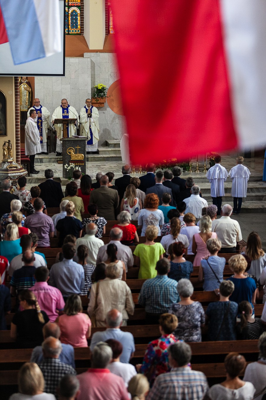Uroczysta msza święta w Świeciu fot. Filip Kowalkowski