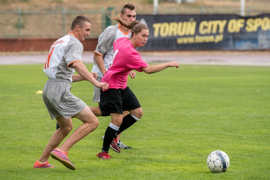 Turniej piłkarski Trampolina Cup na Stadionie Miejskim w Toruniu, fot. Łukasz Piecyk