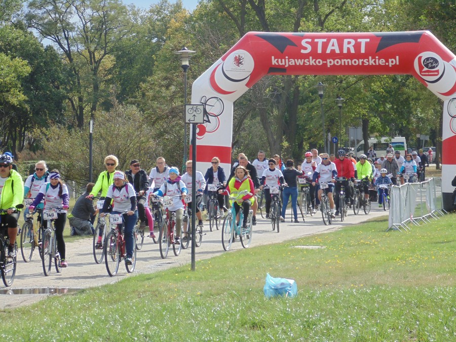 Rajd rowerowy w Inowrocławiu, fot. Stowarzyszenie Run to Run
