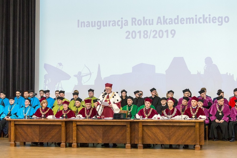 Inauguracja roku akademickiego 2018/2019 na UMK, fot. Szymon Zdziebło/Tarantoga.pl