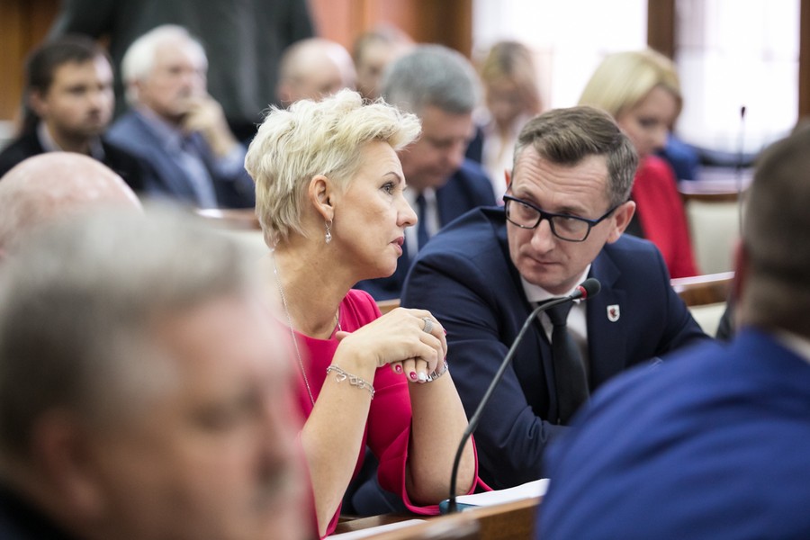 Pierwsza sesja sejmiku województwa nowej kadencji, fot. Andrzej Goiński/UMWKP