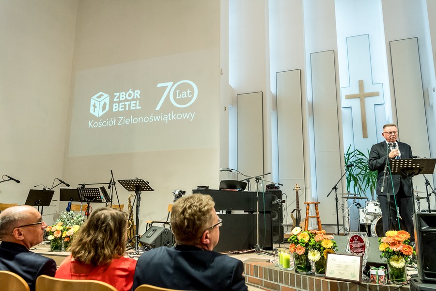 Jubileusz 70-lecia działalności Zboru „Betel” Kościoła Zielonoświątkowego w Bydgoszczy, fot. Filip Kowalkowski