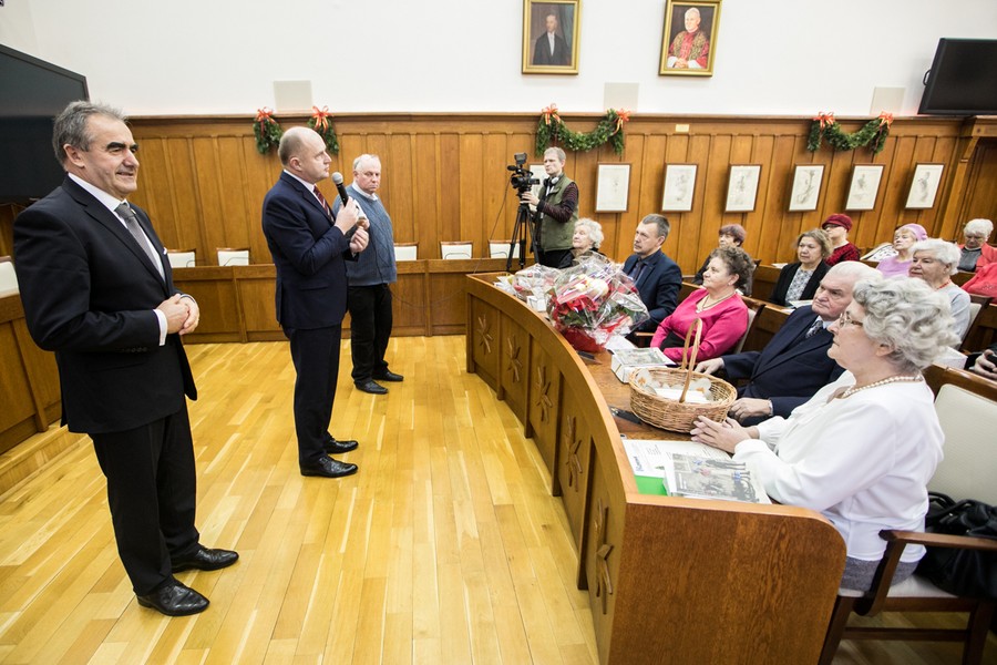 Spotkanie z seniorami w Urzędzie Marszałkowskim, fot. Andrzej Goiński