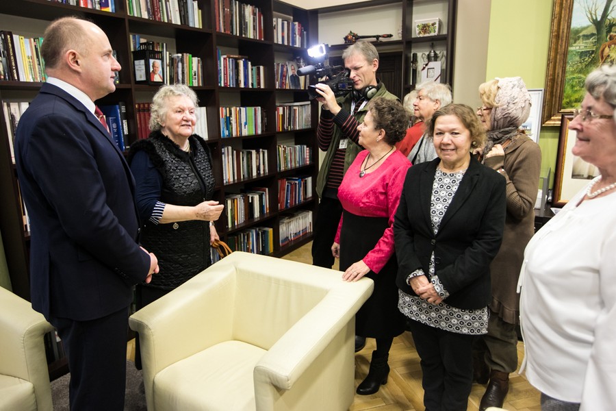 Spotkanie z seniorami w Urzędzie Marszałkowskim, fot. Andrzej Goiński