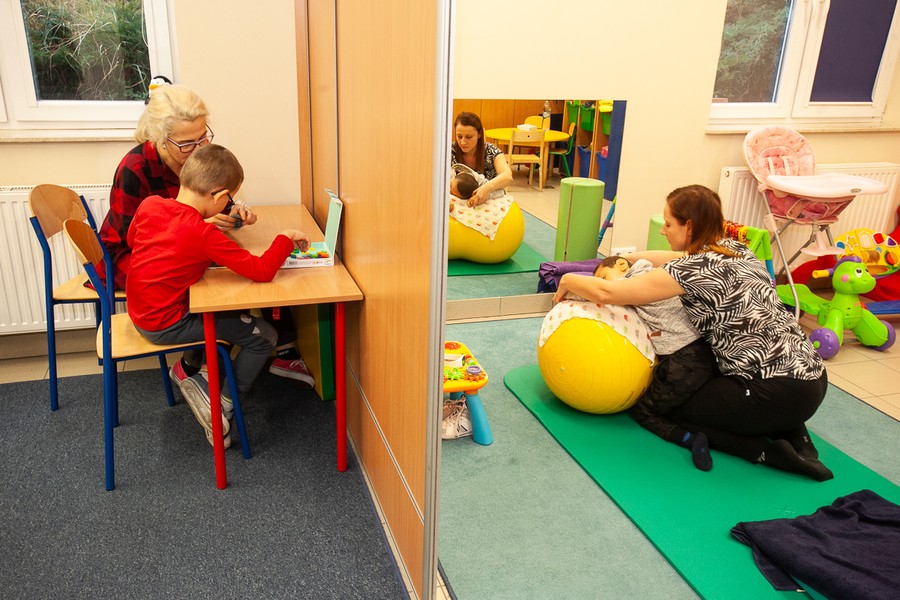 W Ośrodku Braille’a działa też między innymi oddział przedszkolny oraz prowadzona jest terapia Wczesnego Wspomagania Rozwoju Dziecka, fot. Filip Kowalkowski