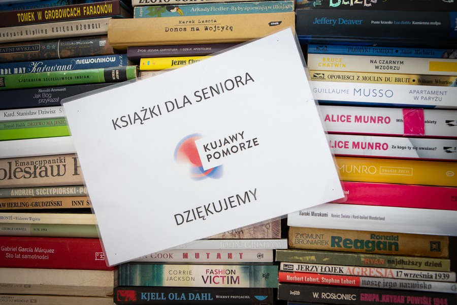 W ramach akcji zebraliśmy już kilkaset książek, fot. Mikołaj Kuras dla UMWKP