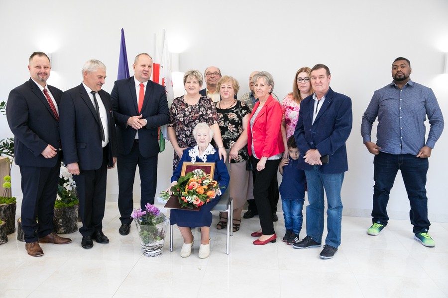 Uroczystość wręczenia medalu Unitas Durat pani Marii Gronowskiej, fot. Andrzej Goiński/UMWKP
