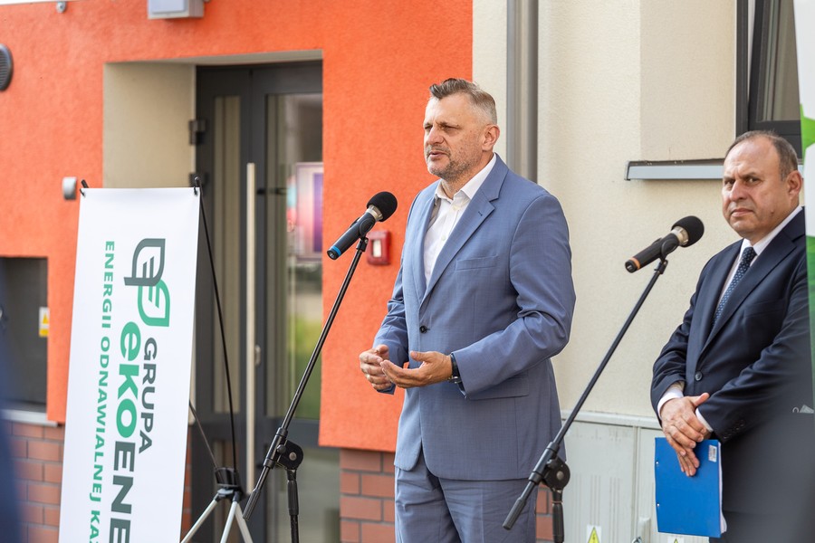 Ceremonia zakończenia kompleksowej termomodernizacji w szpitalu powiatowym w Aleksandrowie Kujawskim, fot. Szymon Zdzeblo/tarantoga.pl dla UMWKP