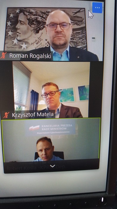Od góry R. Rogalski, K. Matela, R Kośla podczas posiedzenia Prezydium K-P WRDS, fot. Beata Wiśniewska