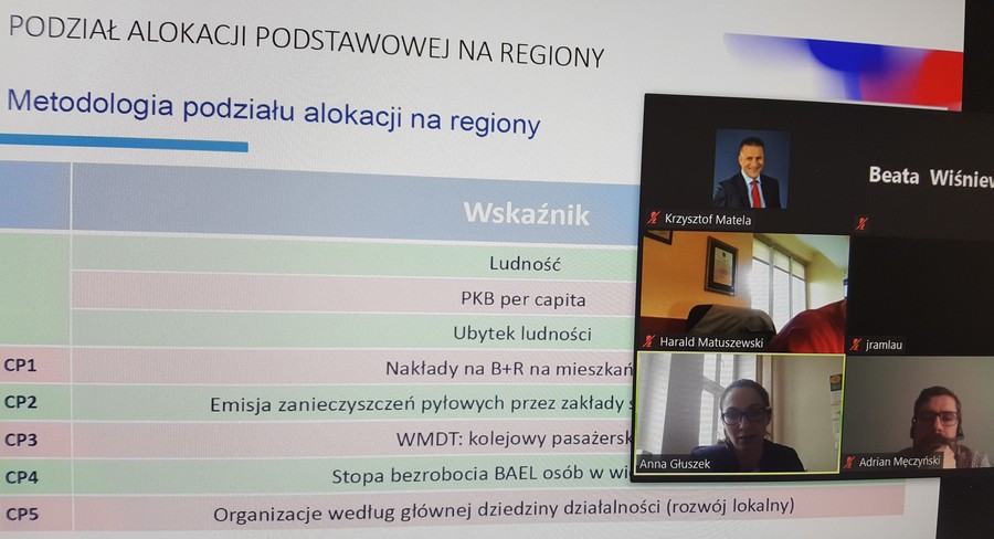 Od góry dr K. Matela, A. Głuszek, A. Męczyński podczas posiedzenia plenarnego K-P WRDS, fot. Beata Wiśniewska