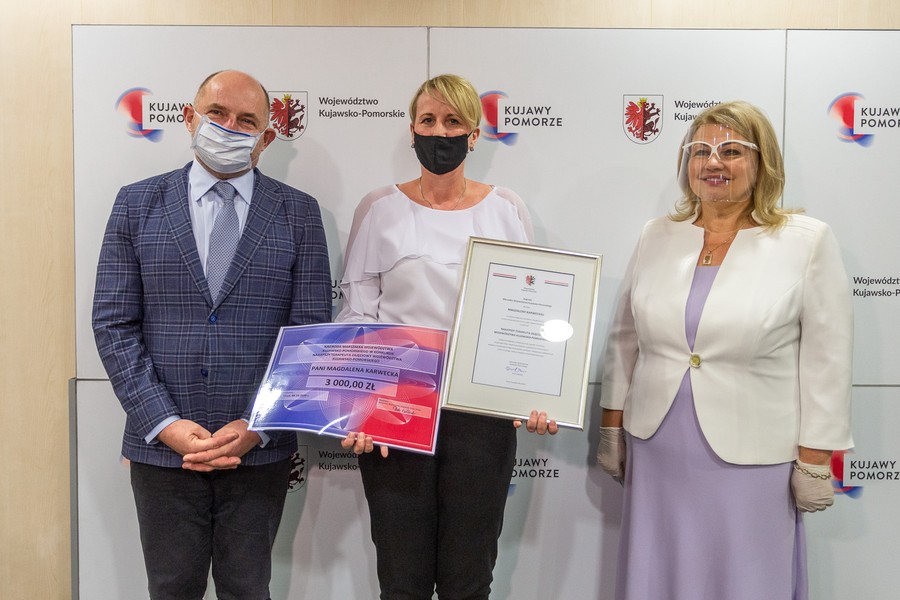 Nagrody dla najlepszych terapeutów zajęciowych, fot. Szymon Zdziebło/tarantoga.pl dla UMWKP