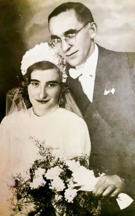 Lidwina Cywińska z mężem, fot. nadesłane przez rodzinę