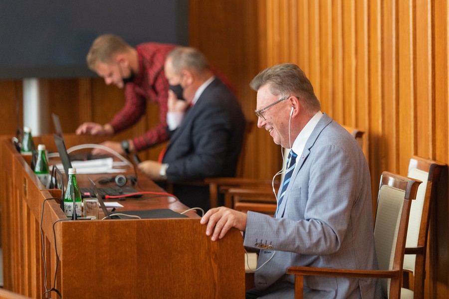 Sesja sejmiku województwa, 28 czerwca 2021, fot. Mikołaj Kuras dla UMWKP