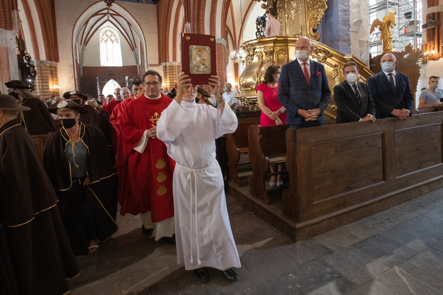Uroczystość erygowania sanktuarium św. Jakuba w Toruniu, fot. Mikołaj Kuras dla UMWKP