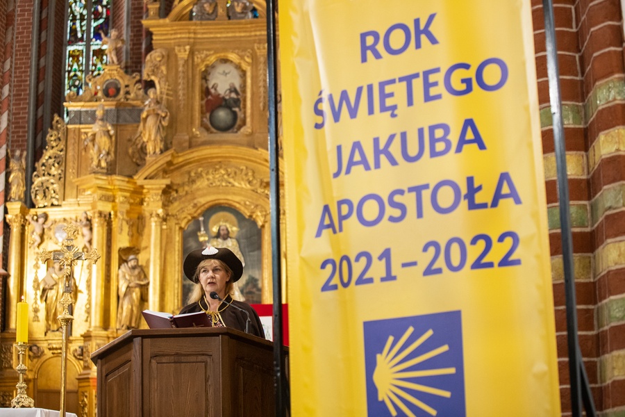 Uroczystość erygowania sanktuarium św. Jakuba w Toruniu, fot. Mikołaj Kuras dla UMWKP