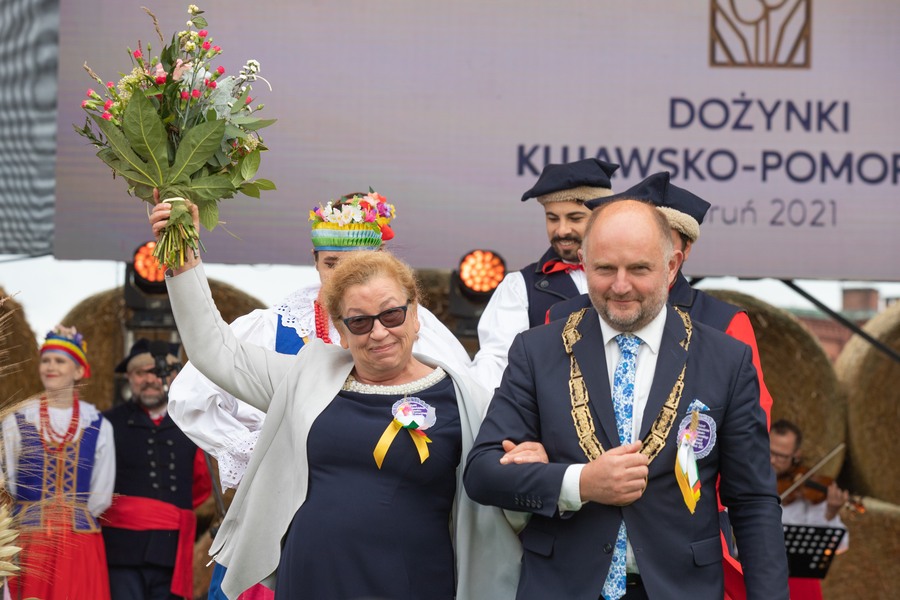 Dożynki Województwa Kujawsko-Pomorskiego i Diecezji Toruńskiej 2021, fot. Mikołaj Kuras dla UMWKP