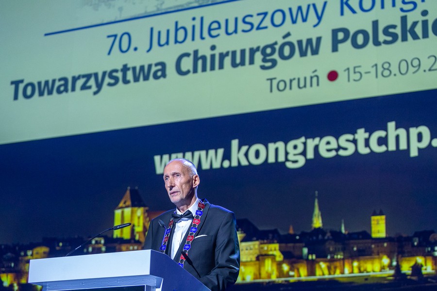 Inauguracja Kongresu Towarzystwa Chirurgów Polskich w Toruniu, fot. Szymon Zdzieblo/tarantoga.pl dla UMWKP