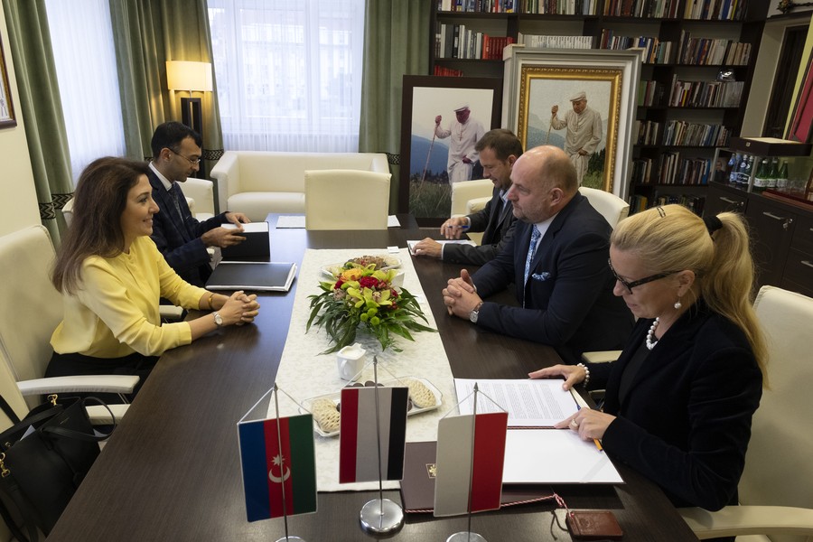 Spotkanie z panią ambasador Azerbejdżanu, fot. Wojtek Szabelski dla UMWKP