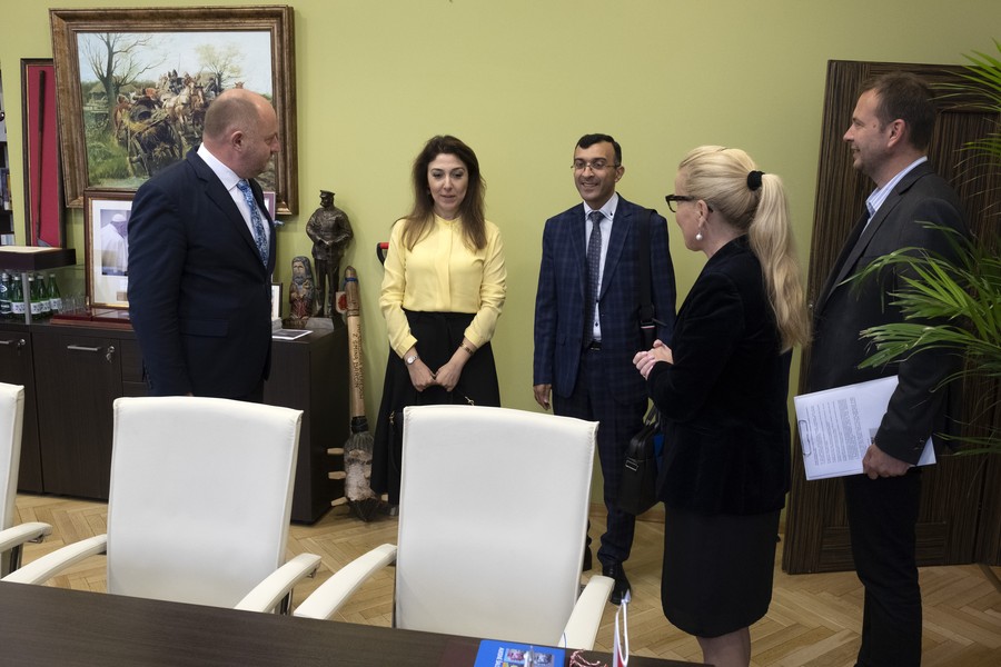 Spotkanie z panią ambasador Azerbejdżanu, fot. Wojtek Szabelski dla UMWKP