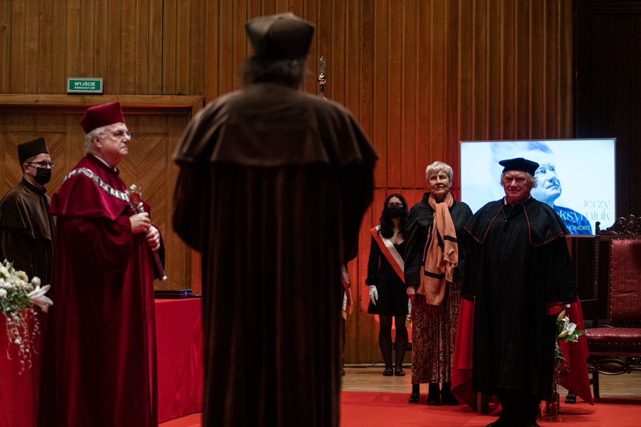 Ceremonia nadania tytułu doktora honorowego bydgoskiej AM, fot. Filip Kowalkowski dla Filharmonii Pomorskiej