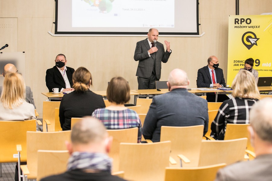 Spotkanie konsultacyjne w sprawie obszaru funkcjonalnego Włocławka, fot. Andrzej Goiński/UMWKP