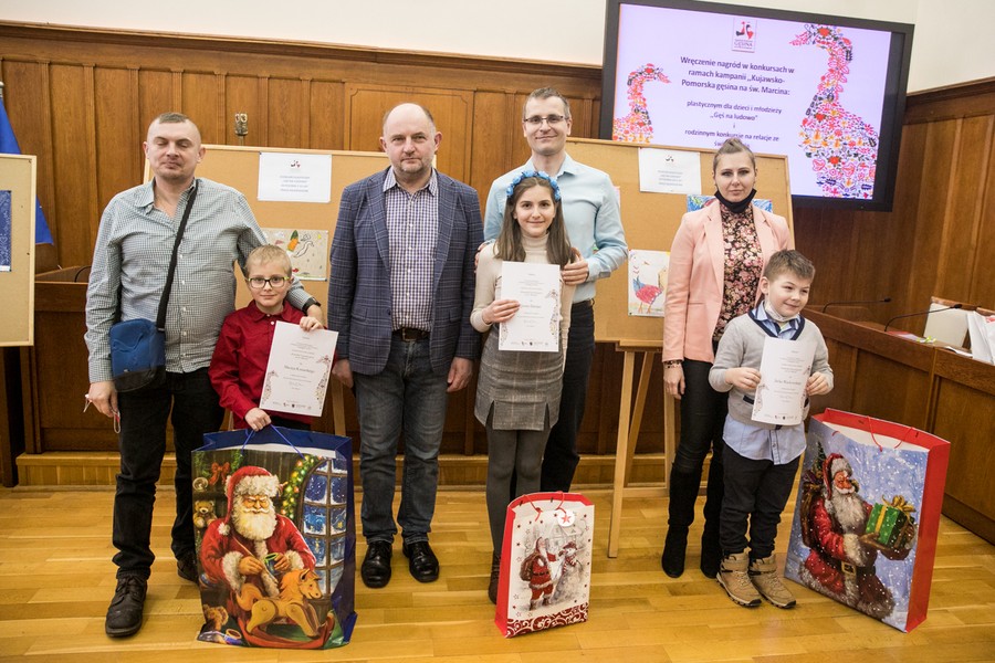 Wręczenie nagród w konkursach gęsinowych, fot. Andrzej Goiński/UMWKP