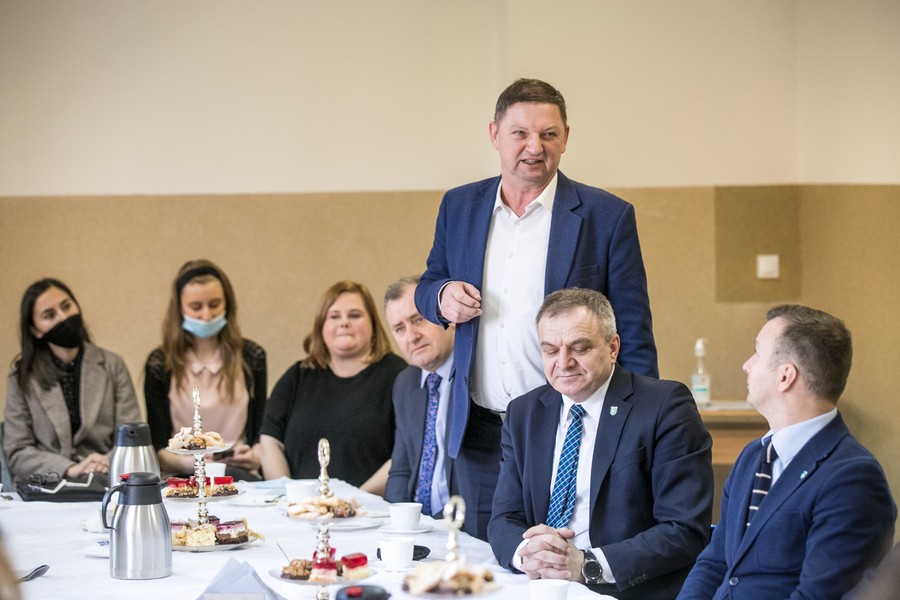 Spotkanie z samorządowcami w Lipnie, fot. Andrzej Goiński/UMWKP