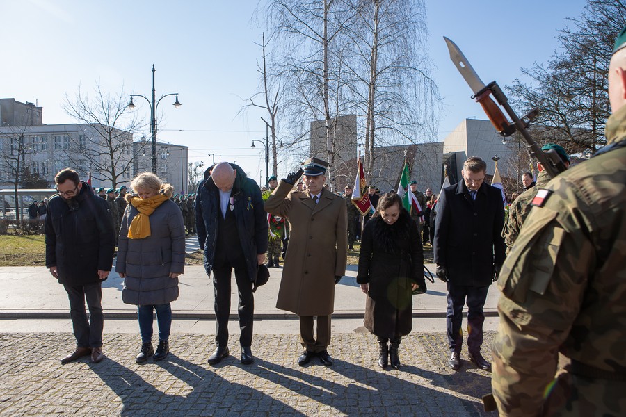 Uroczystości Narodowego Dnia Pamięci Żołnierzy Wyklętych w Toruniu, fot. Mikołaj Kuras dla UMWKP
