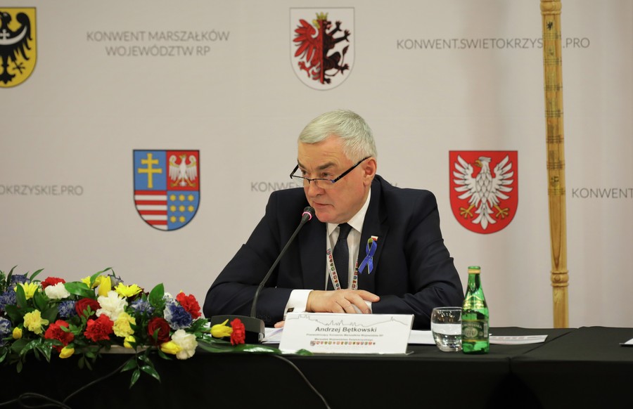 Posiedzenie Konwentu Marszałków, Kielce, 7 kwietnia 2022, fot. UMWŚ
