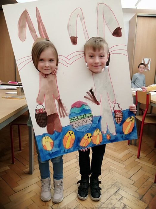 Warsztaty świąteczne dla dzieci w Galerii i Ośrodku Plastycznej Twórczości Dziecka w Toruniu, fot. Archiwum GiOPTD