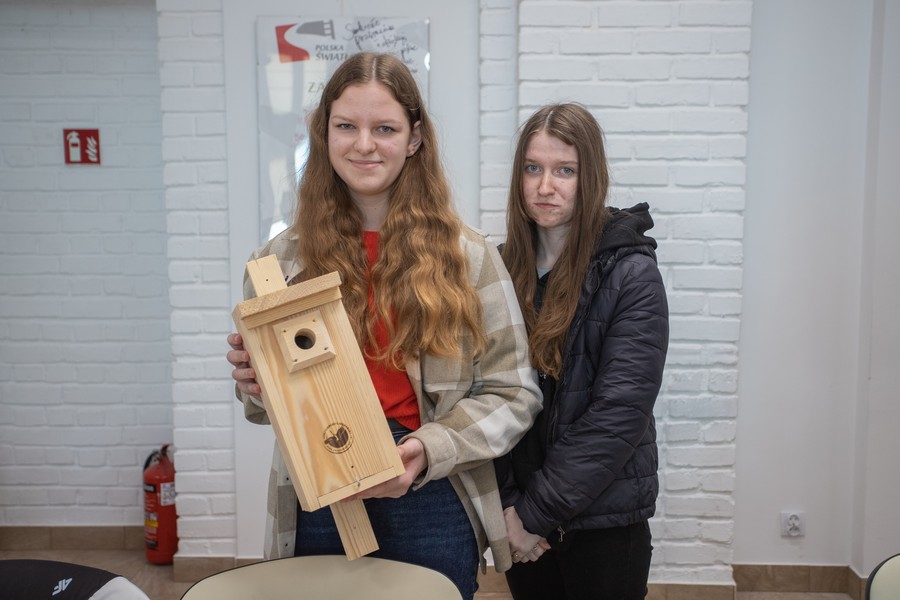Projekt „Budka”  - tworzymy ptasie osiedle – warsztaty w  Górznieńsko - Lidzbarskim Parku Krajobrazowym, fot. Mikołaj Kuras dla UMWKP