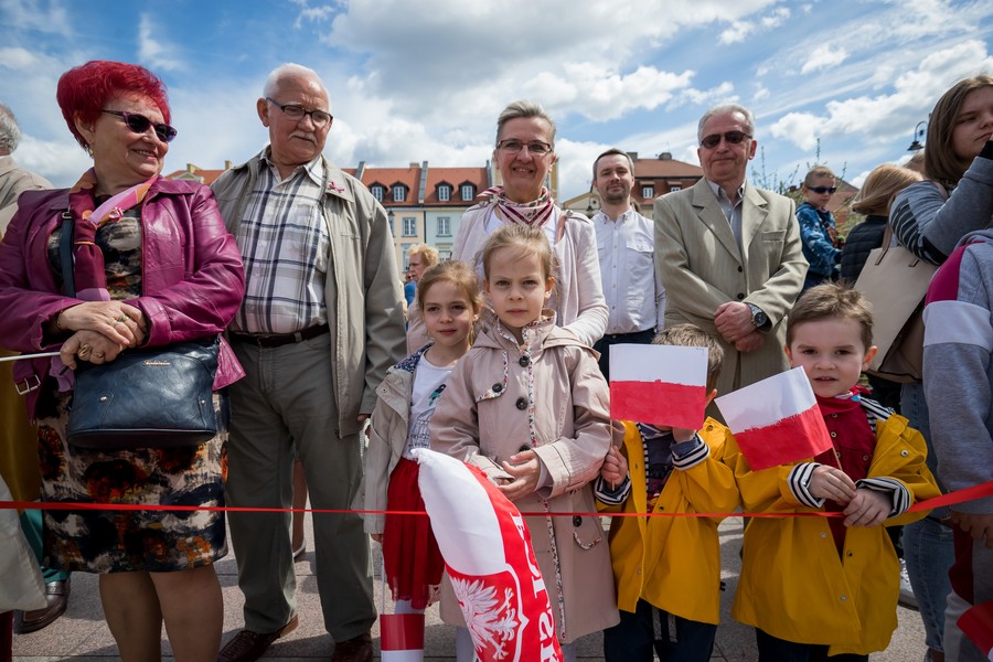 Obchody Święta Narodowego 3 Maja w Bydgoszczy, fot. Tomasz Czachorowski dla UMWKP
