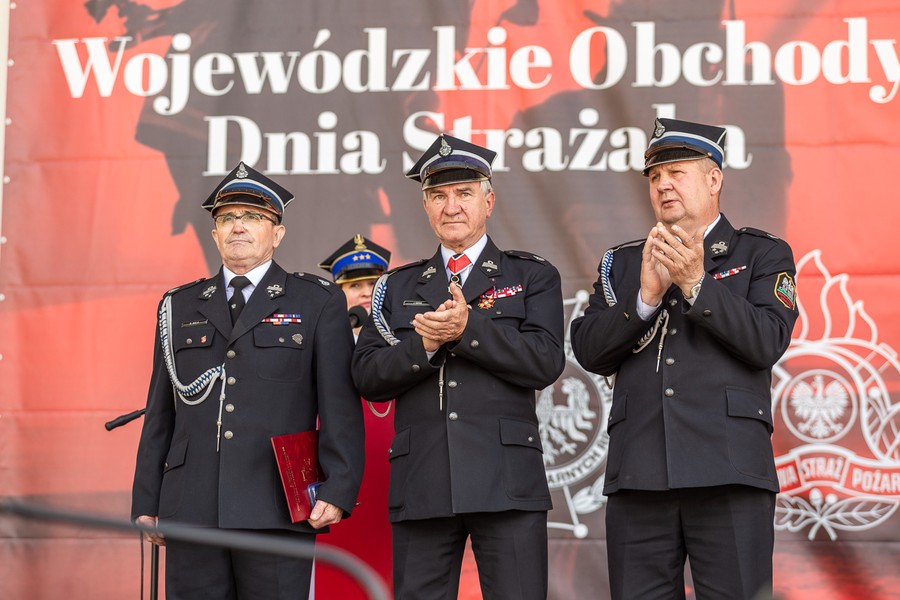 Wojewódzkie obchody Dnia Strażaka w Wąbrzeźnie, fot. Szymon Zdziebło/tarantoga.pl dla UMWKP