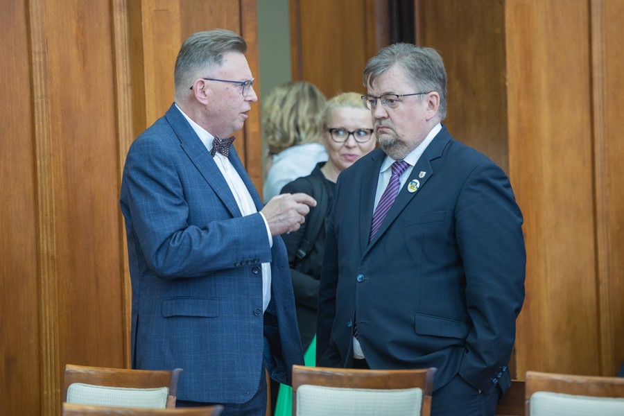 Sejmik debatuje nad wotum zaufania i absolutorium dla zarządu województwa, fot. Mikołaj Kuras dla UMWKP