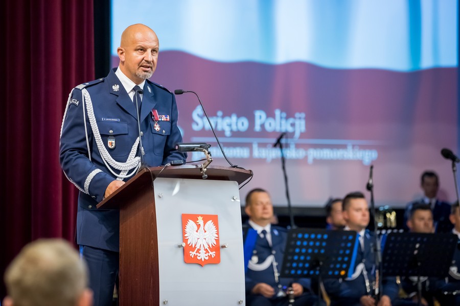 Wojewódzkie obchody Święta Policji, fot. Tomasz Czachorowski dla UMWKP