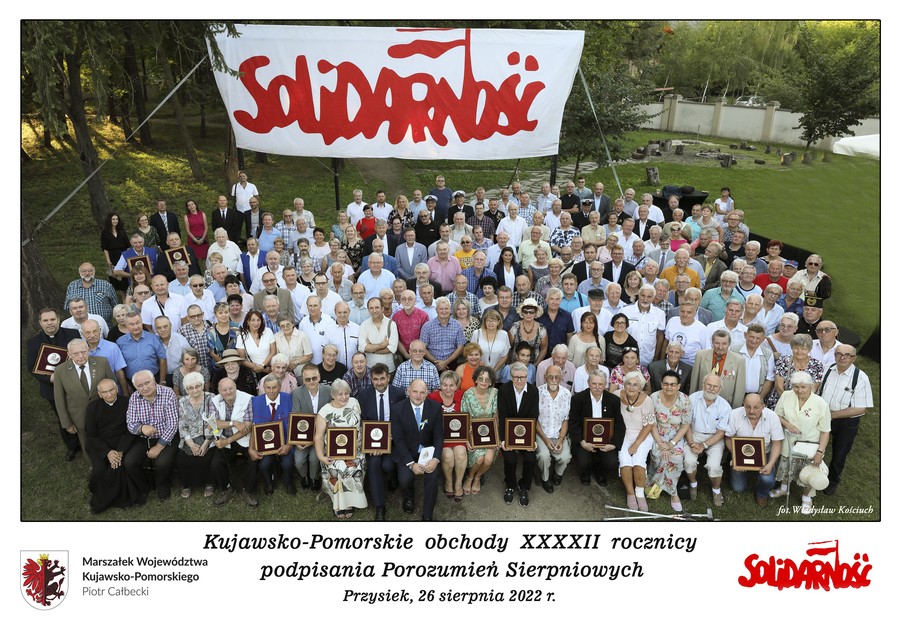 Doroczne spotkanie działaczami Solidarności i antykomunistycznej opozycji demokratycznej w Przysieku, fot. Władysław Kościuch dla UMWKP