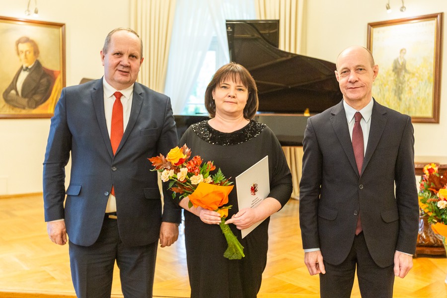 Wręczenie nagród z okazji Dnia Muzyki, fot. Szymon Zdziebło/tarantoga.pl dla UMWKP