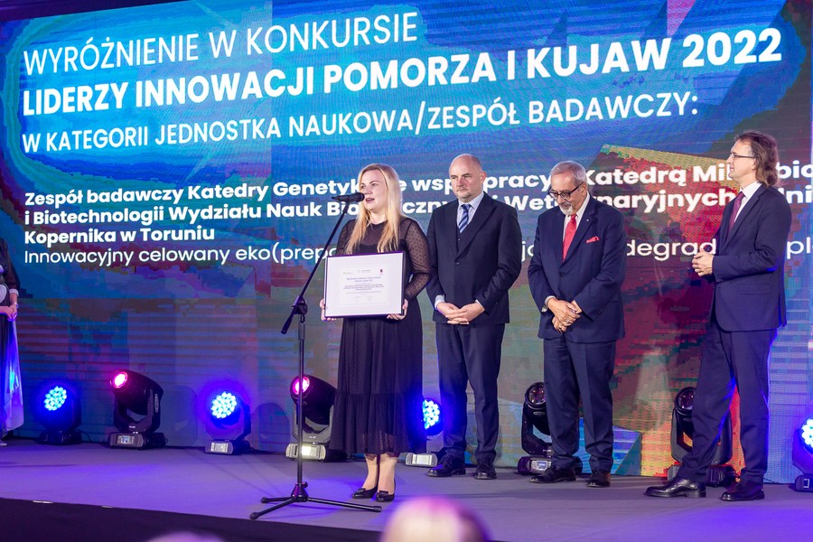 Gala nagród konkursów Liderzy Innowacji Pomorza i Kujaw oraz Innowacyjna Marka Regionu InnoMaRe Made in Kujawsko-Pomorskie, fot. Szymon Zdziebło/tarantoga.pl dla UMWKP