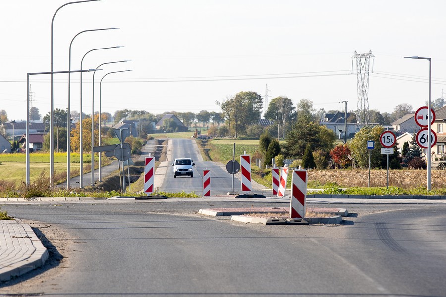 Modernizacja drogi wojewódzkiej nr 548 Wąbrzeźno-Lisewo, fot. Mikołaj Kuras dla UMWKP