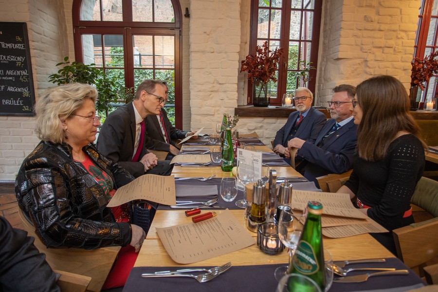 Spotkanie z ambasadorem Niemiec Thomassem Baggerem, fot. Mikołaj Kuras dla UMWKP